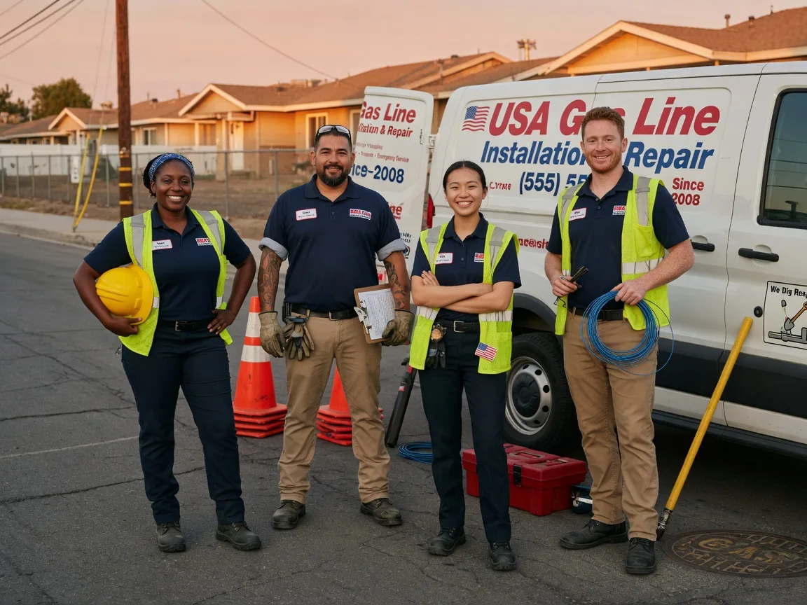 Gas Line Installation company in Southmayd, TX